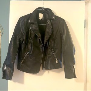 H&M Faux Leather Moto Jacket